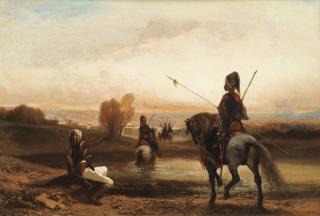Louis Devedeux - Retour De Chasselouis Devedeux ; Return From Hunting ; Signed Lower Left ; Oil On Panel