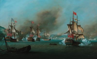 Louis Dodd - The Battle of Porto Bello, 21st November 1739