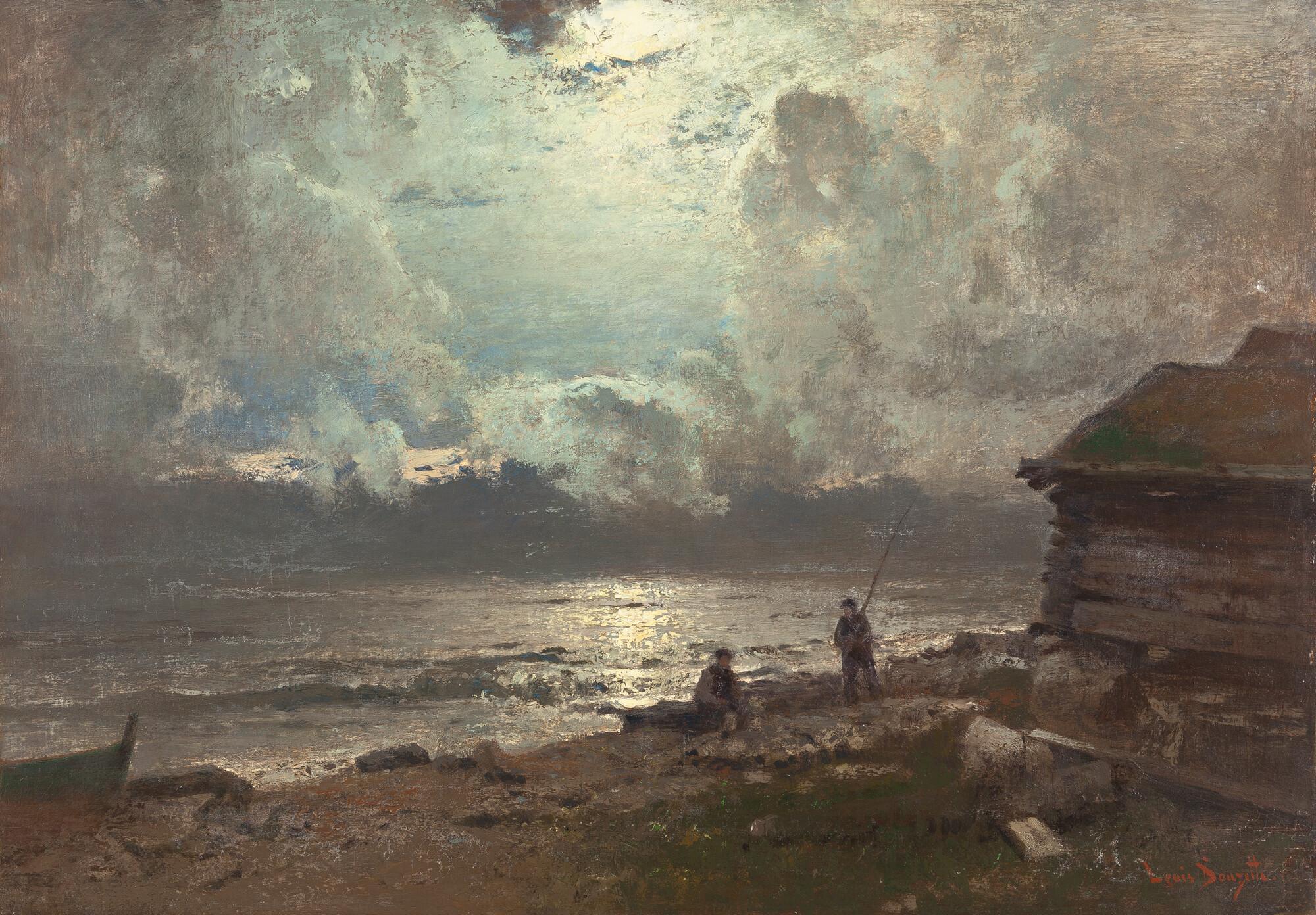 Louis Douzette - Gewittrige Küste