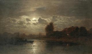 Louis Douzette - Moonlit river