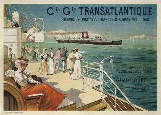 Louis Ernest Lessieux - Cie. Gle. Transatlantique, \'Guadeloupe\',\'Perou\'