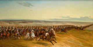 Louis Eugène Ginain - Maneuvers of the French army at Camp de Châlons