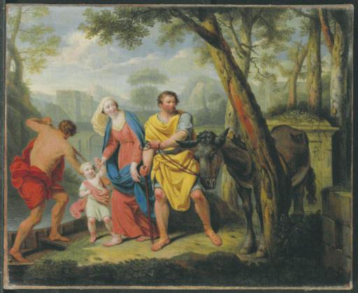 Louis Fabritius Du Bourg - The Flight Into Egypt
