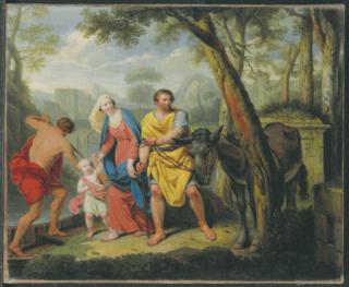 Louis Fabritius Du Bourg - The Flight Into Egypt