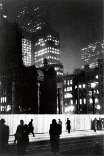 Louis Faurer - Madison Avenue Looking Toward Time/Life Building, N.Y.C.; and Wedding Cake Hat on Times Square, N.Y.C.