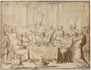 Louis-Félix De La Rue - The Feast