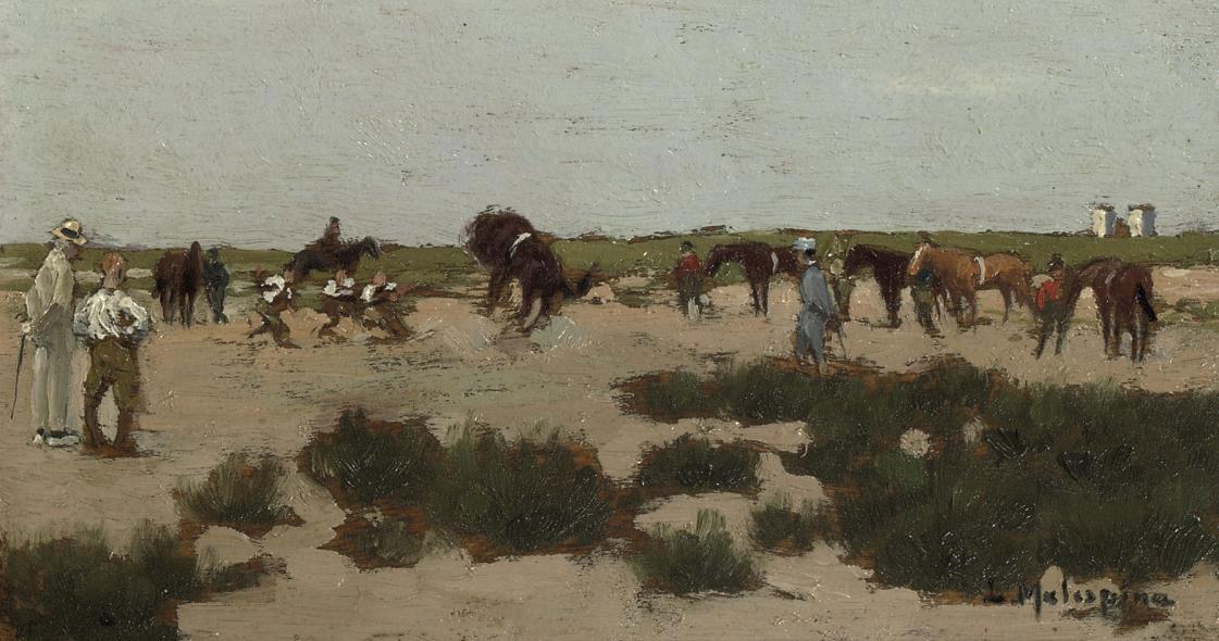 Louis-Ferdinand Malespina - Wild race horse