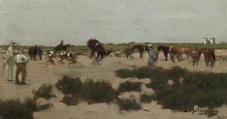 Louis-Ferdinand Malespina - Wild race horse