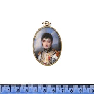 Louis François Aubry - A Portrait Miniature Of Jérôme Bonaparte