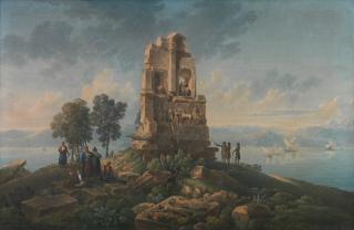 Louis-François Cassas - French the Philopappou Monument, Athens