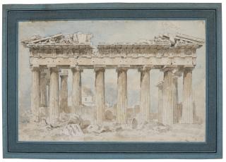 Louis François Sébastien Fauvel - The East Front Of The Parthenon