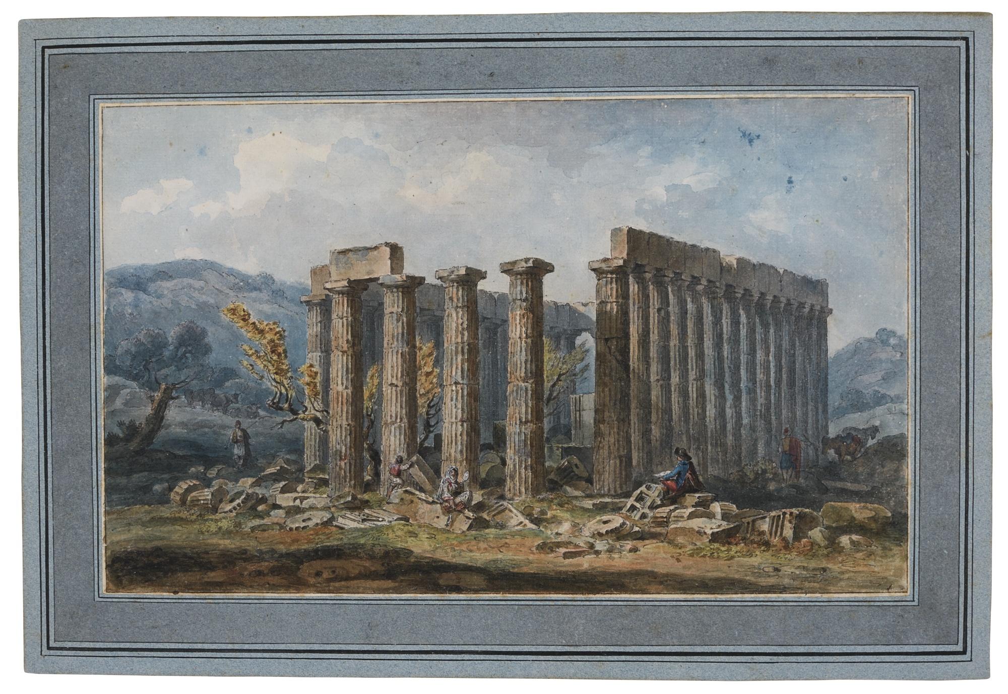 Louis François Sébastien Fauvel - The Temple Of Apollo At Bassae