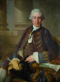 Louis-Gabriel Blanchet - Portrait Of A Gentleman, Probably Henry Arundell, 8Th Baron Arundell Of Wardour (1740–1808), Three-Quarter Length, Seated
