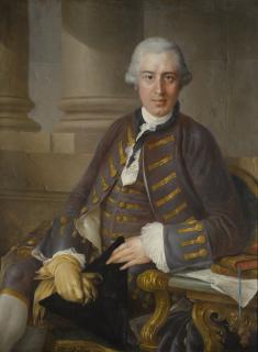 Louis-Gabriel Blanchet - Portrait Of A Gentleman, Probably Henry Arundell, 8Th Baron Arundell Of Wardour (1740–1808), Three-Quarter Length, Seated