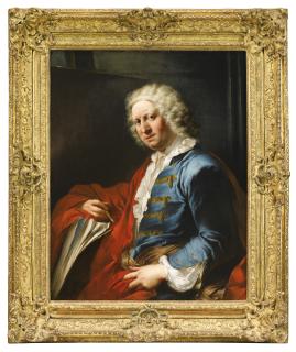 Louis-Gabriel Blanchet - Portrait Of The Artist Giovanni Paolo Panini (1691–1765)