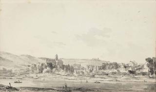 Louis-Gabriel Moreau - Vue De La Ville De Noyon-Sur-L\'Aisne