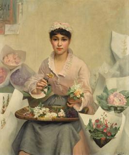 Louis Galliac - The Flower Seller