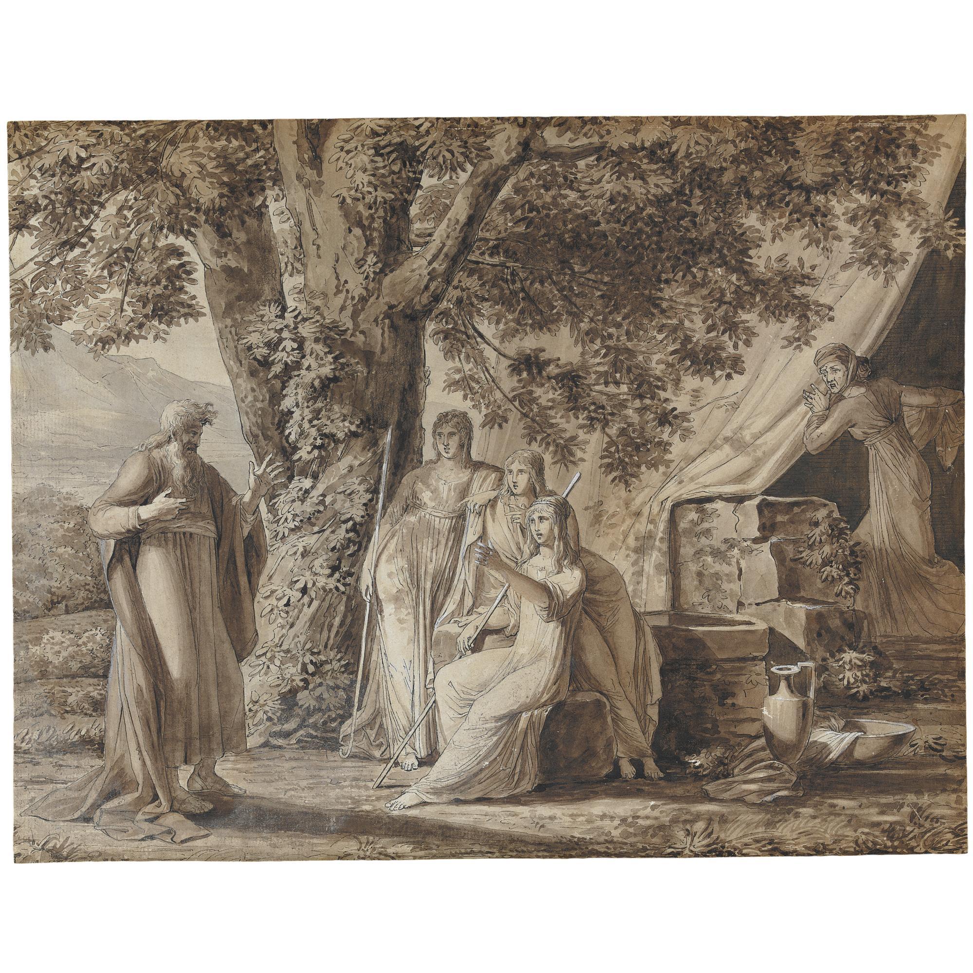 Louis Gauffier - The Angels Appearing To Abraham