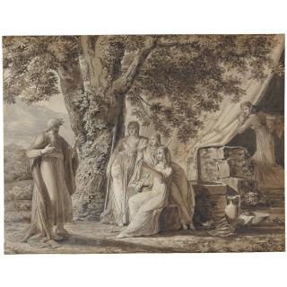 Louis Gauffier - The Angels Appearing To Abraham