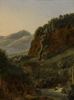 Louis Gauffier - View Of The Ravine At San Cosimato