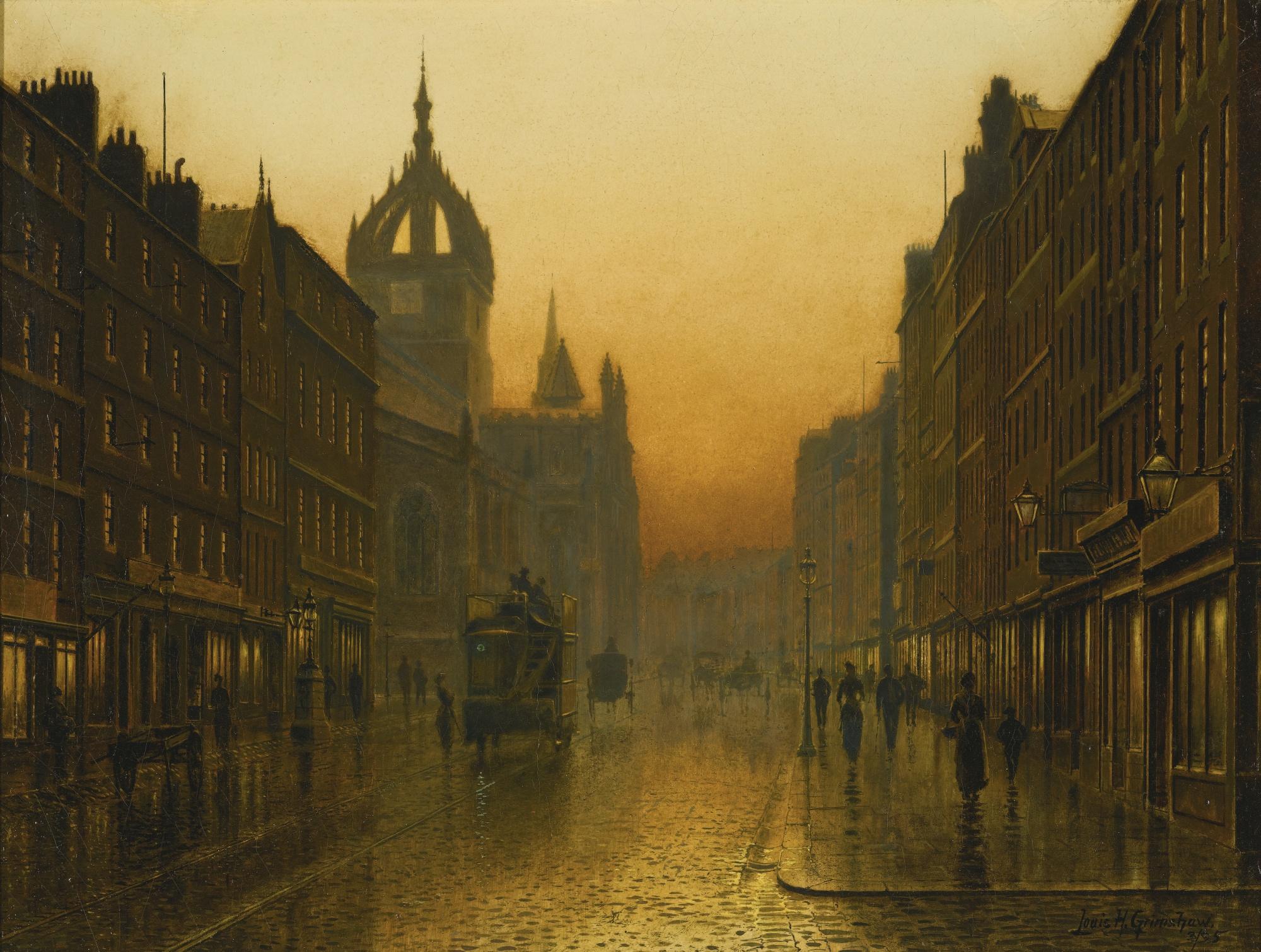 Louis Grimshaw - St Giles Cathedral, Edinburgh
