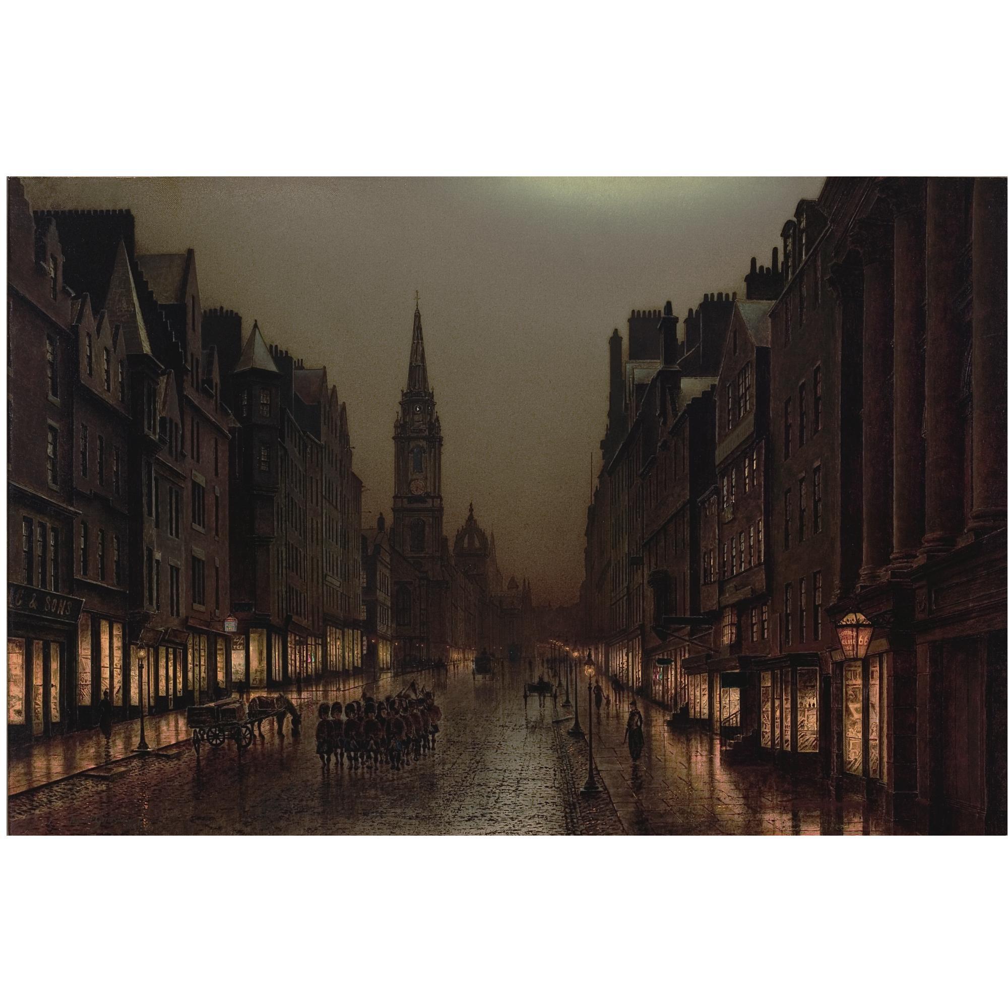Louis Grimshaw - The Royal Mile, Edinburgh