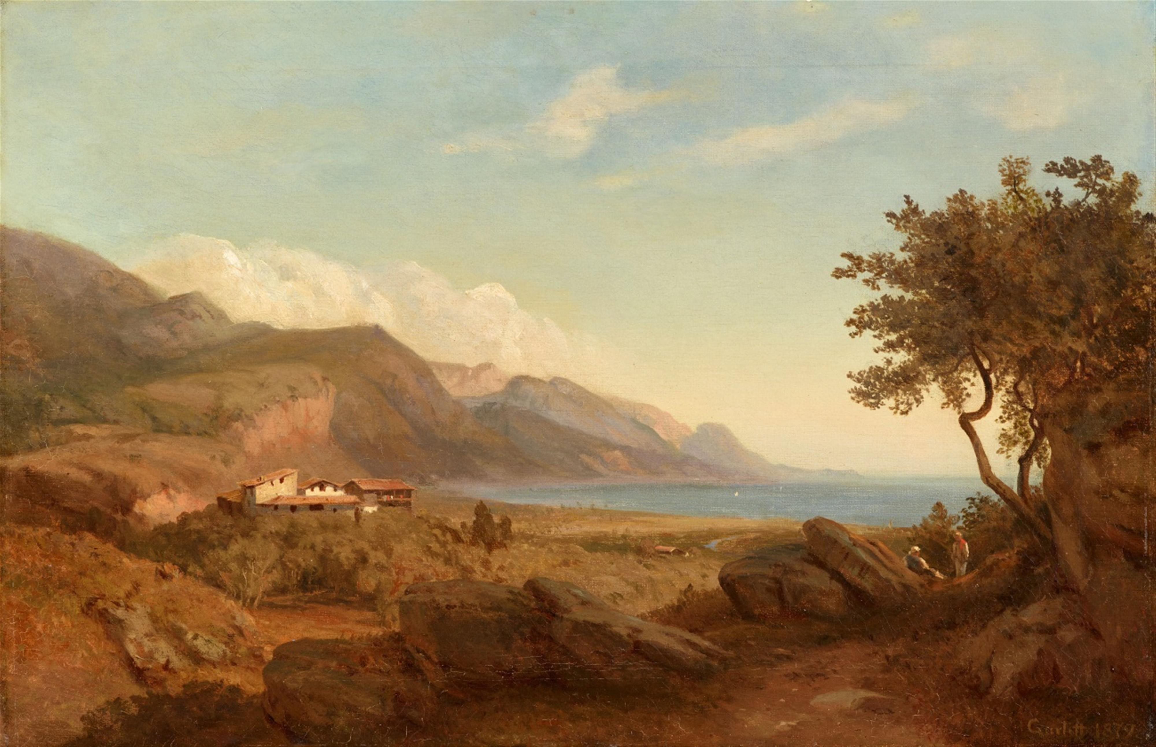 Louis Gurlitt - Italienische Küstenlandschaft