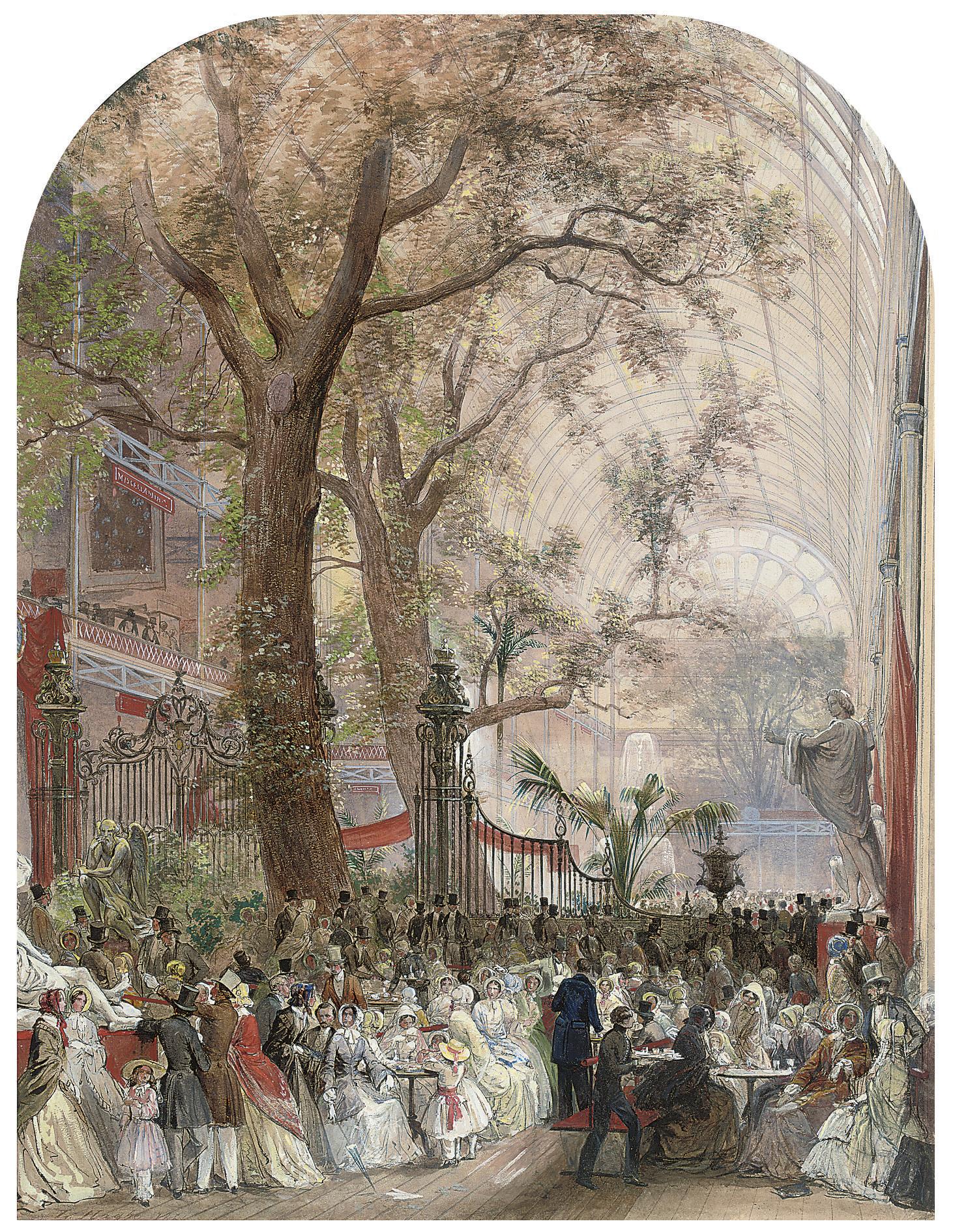 Louis Haghe - The Refreshment Area at The Great Exhibition of 1851