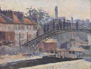 Louis Hayet - Canal Saint-Martin