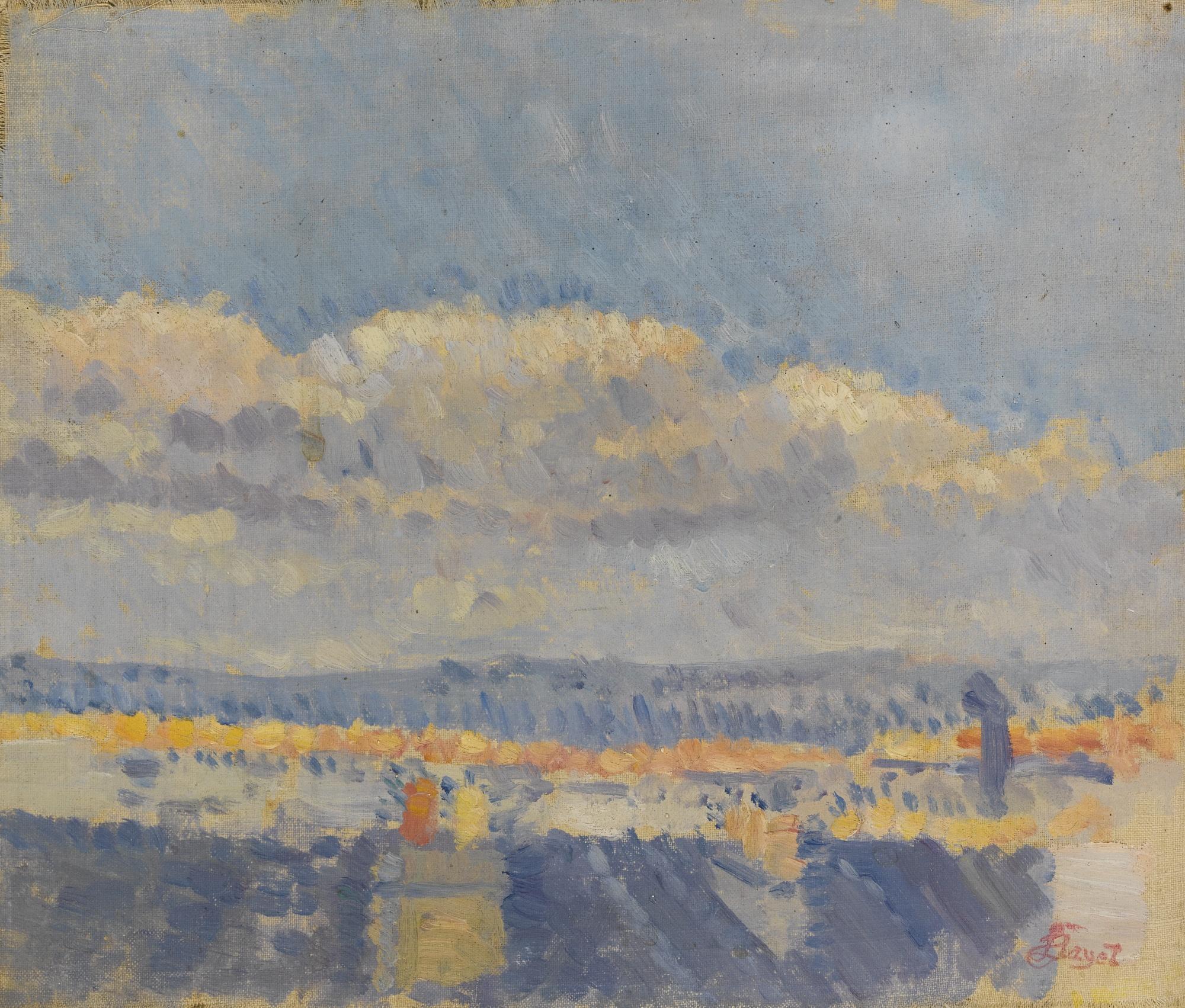 Louis Hayet - Les Toits