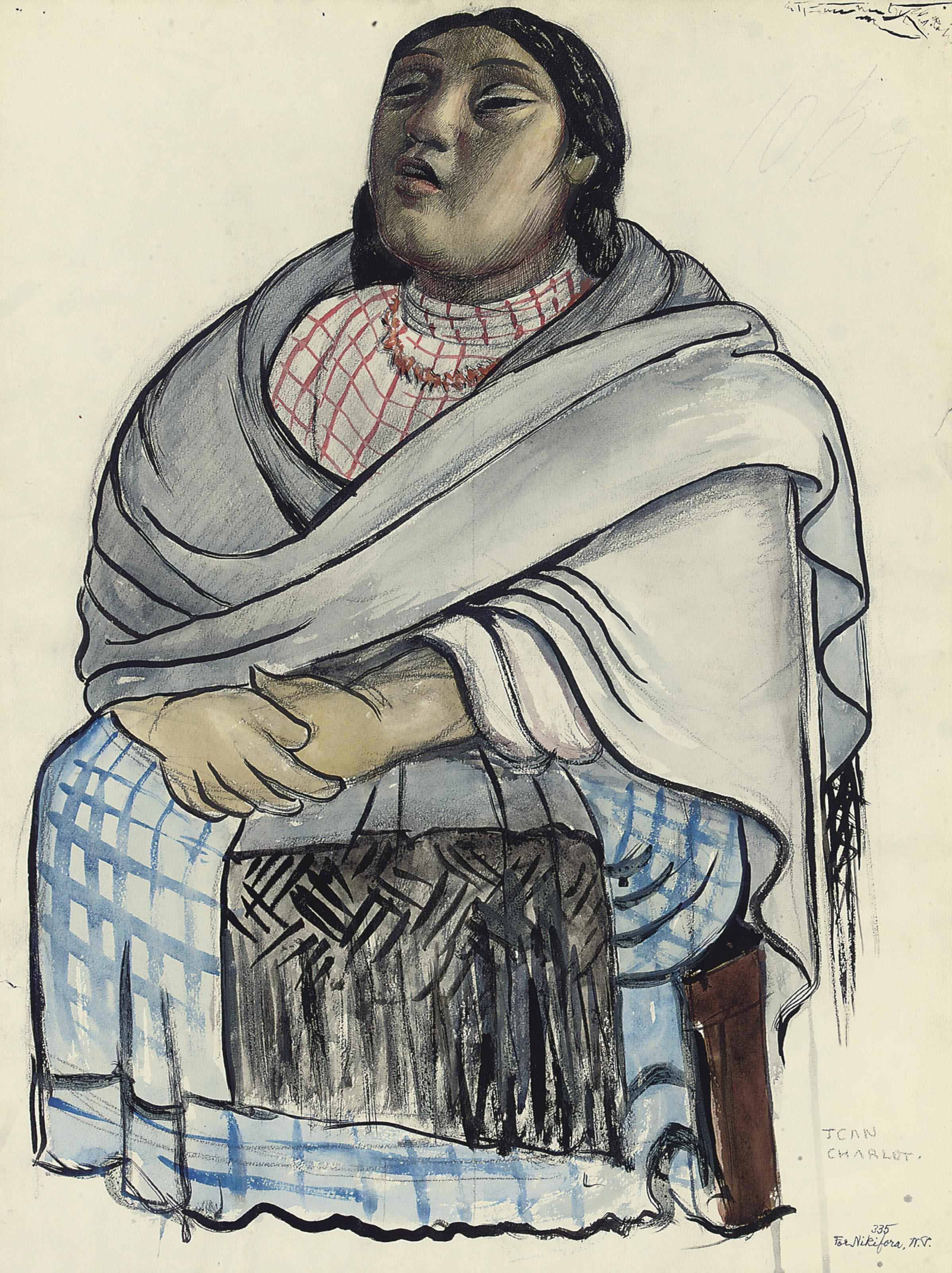 Louis Henri Jean Charlot - Mujer