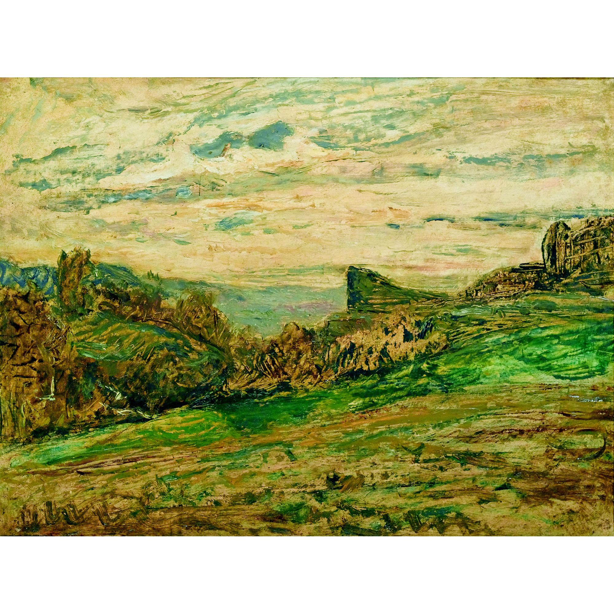 Louis-Hilaire Carrand - Etude De Paysage