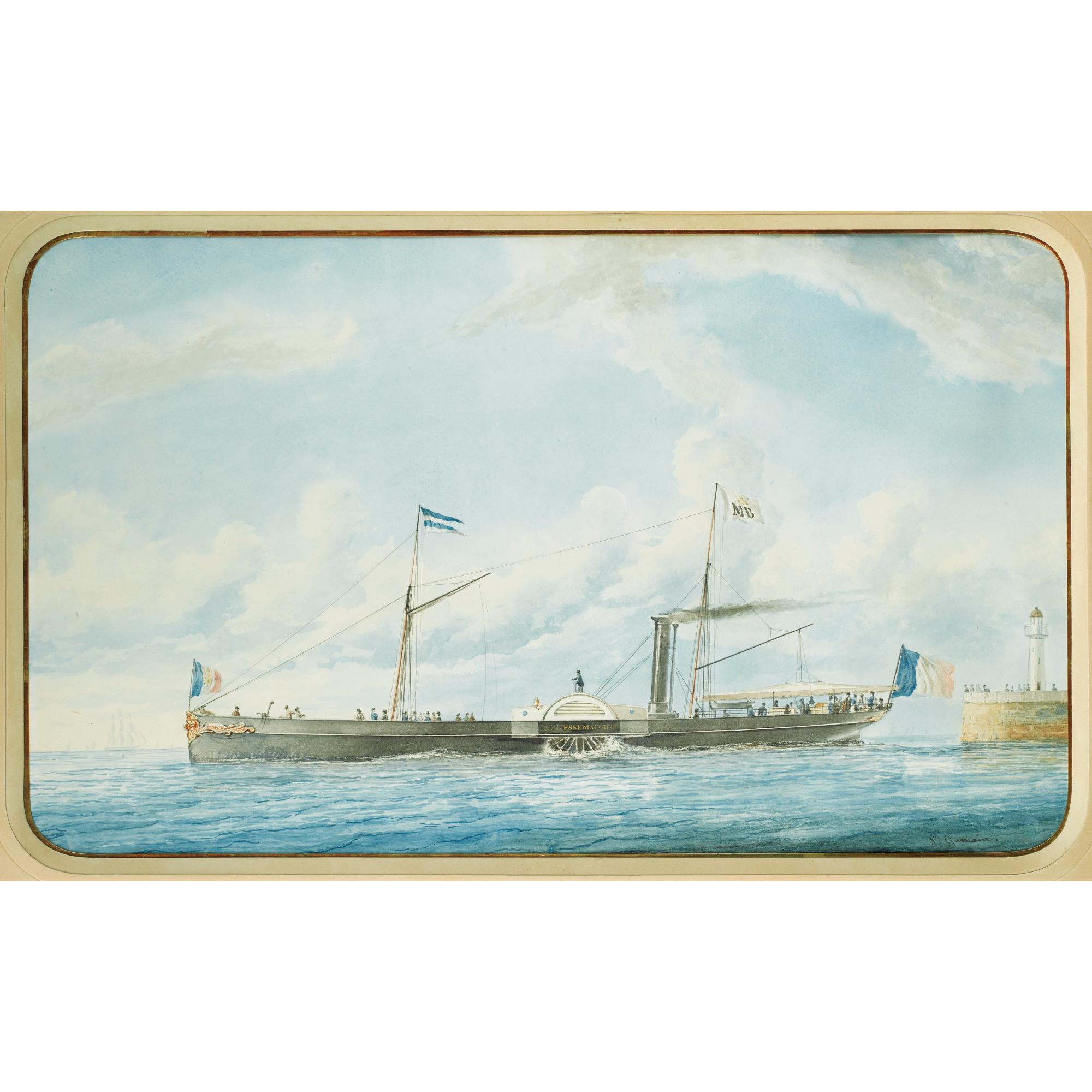 Louis-Honoré-Frédéric Gamain - Le Steamer Princesse Mathilde