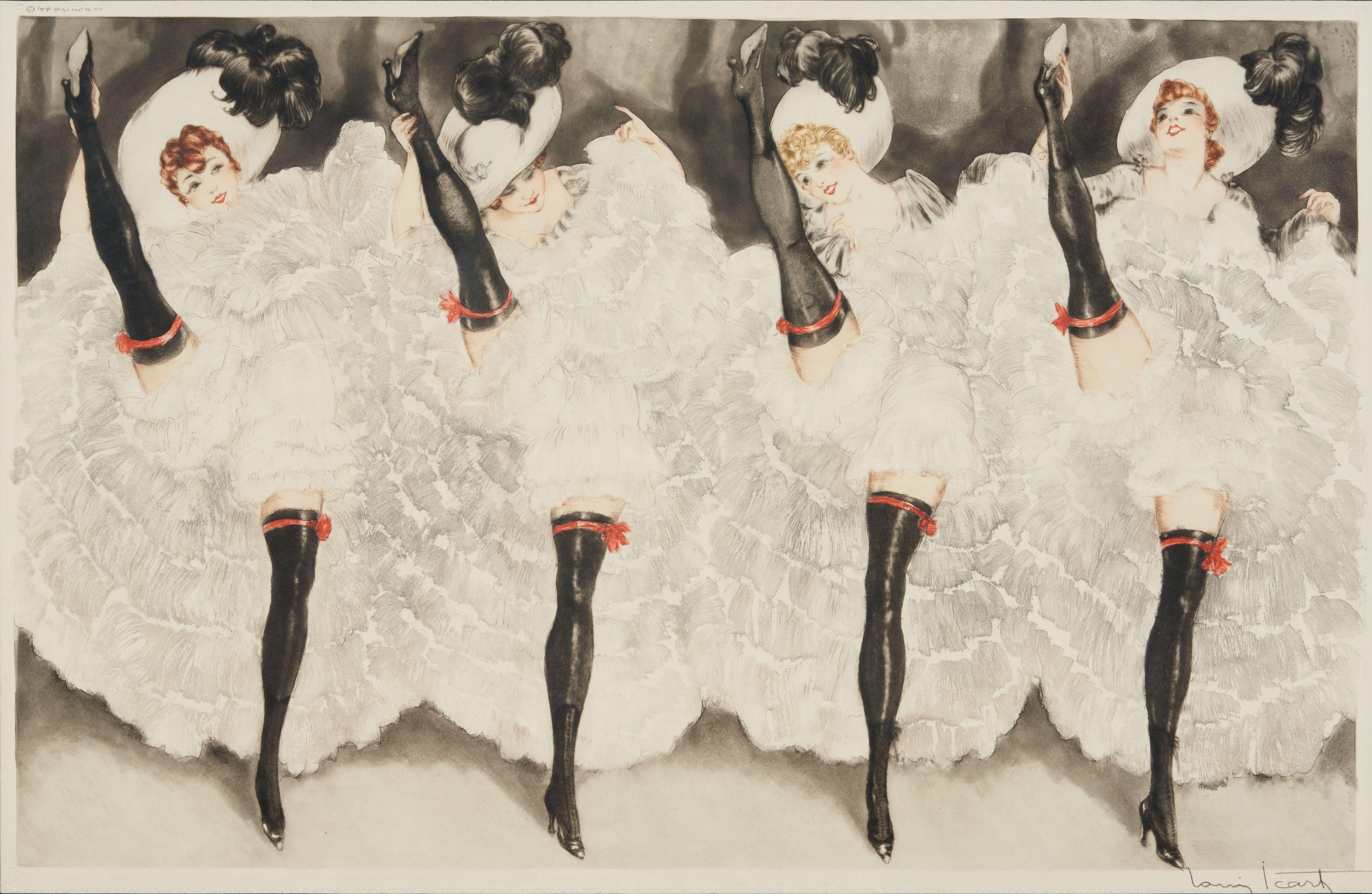 Louis Icart - Can Can