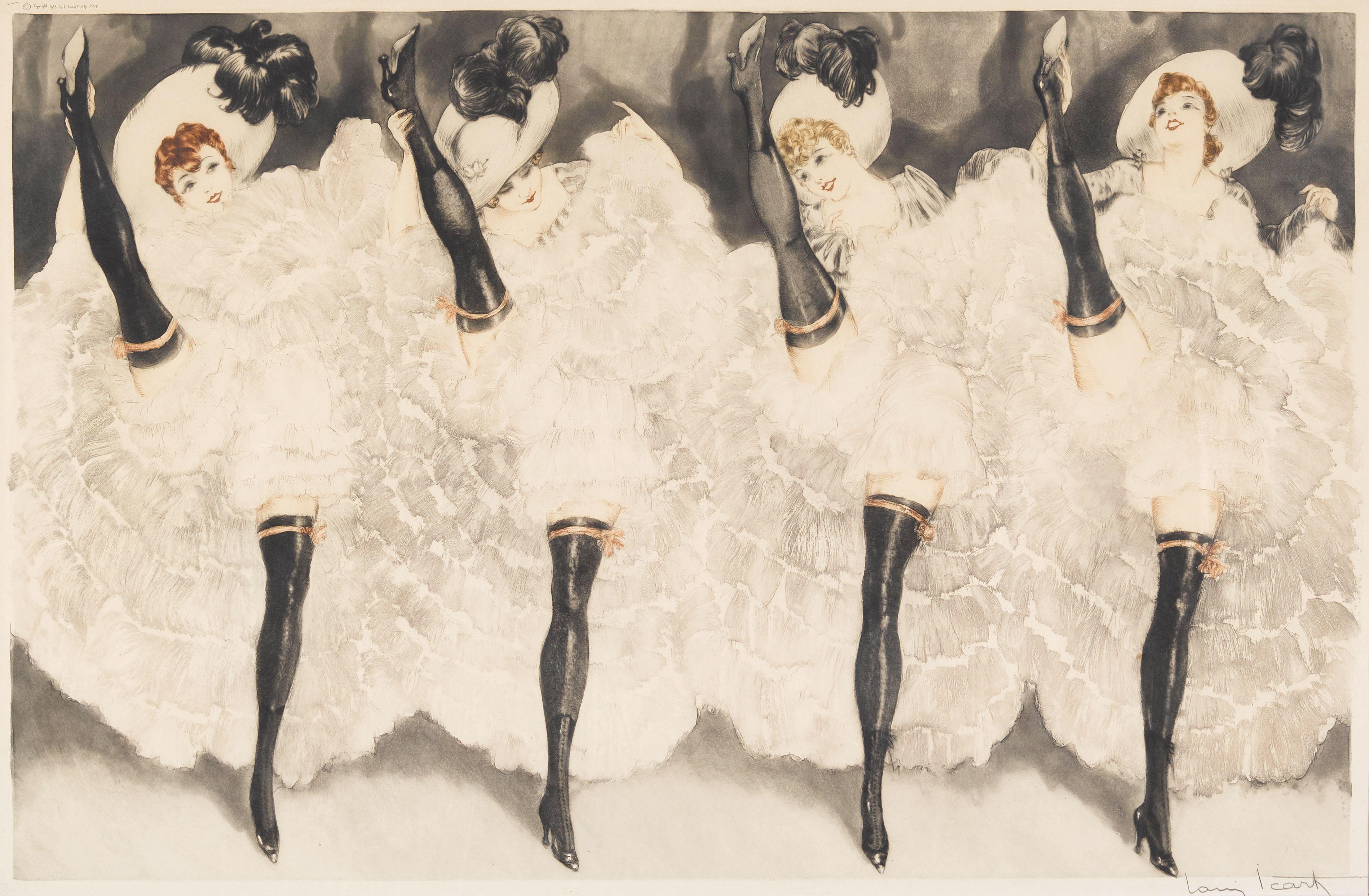 Louis Icart - Can Can