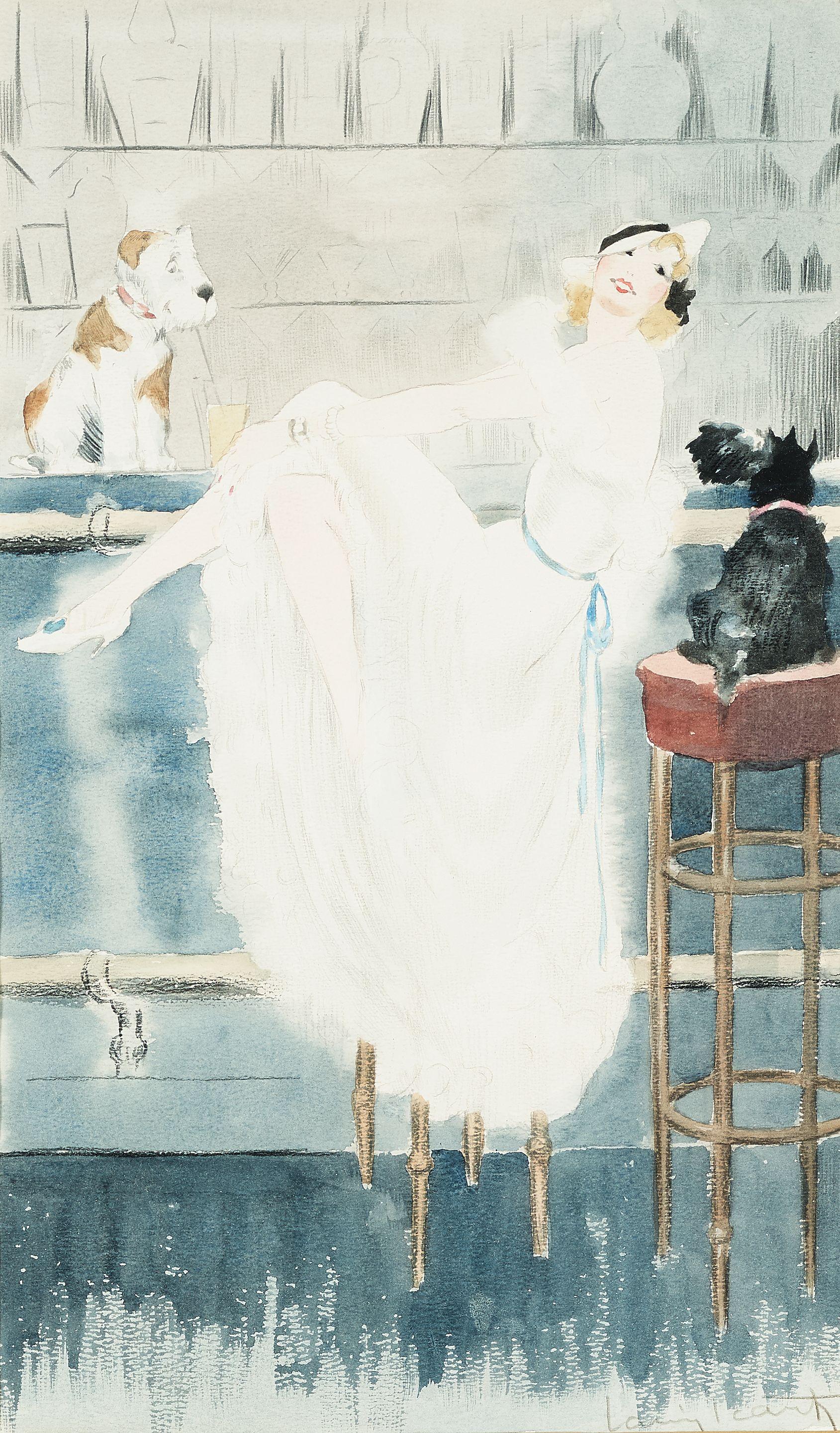 Louis Icart - Gay Trio/Au Bar