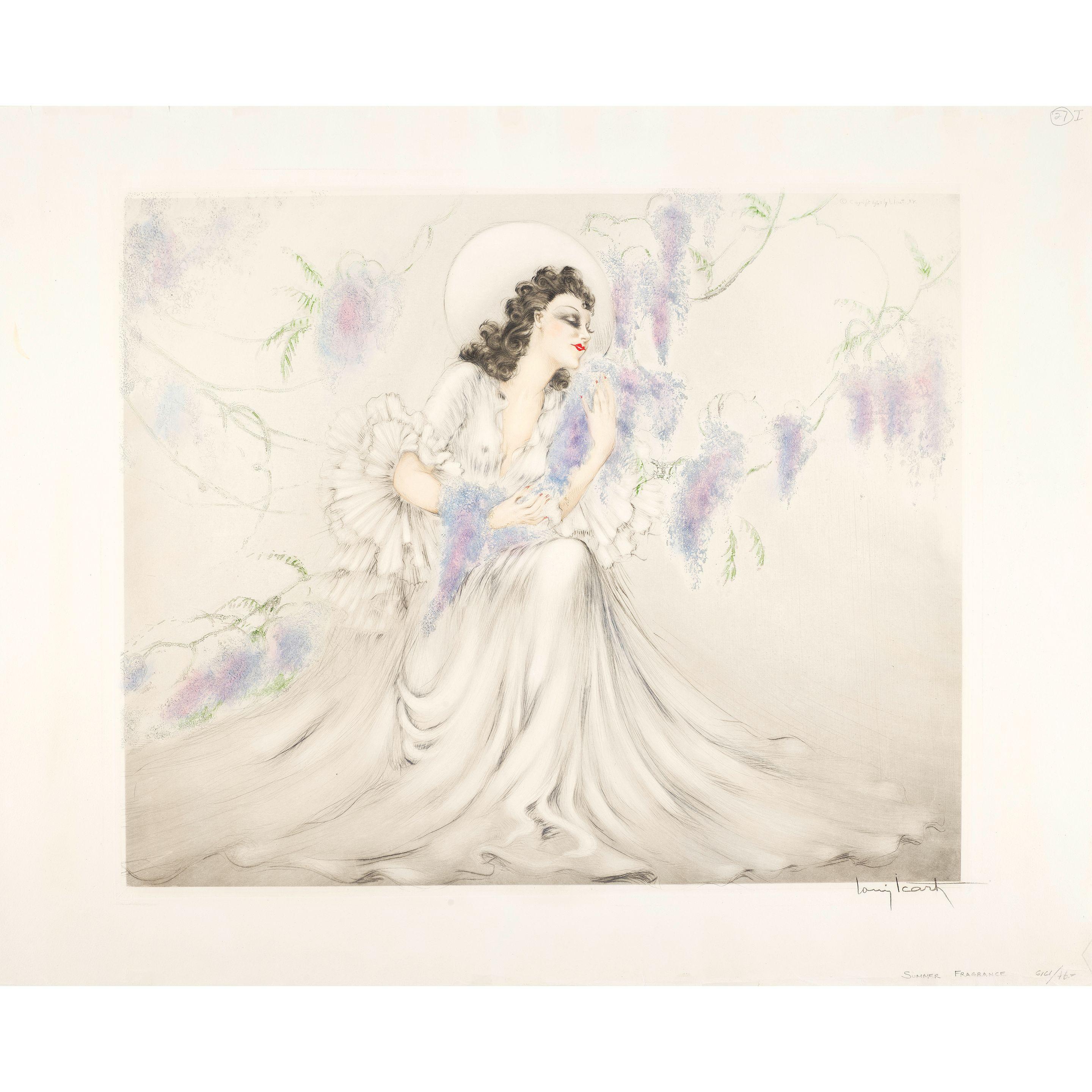 Louis Icart - La Glycine (Wisteria)
