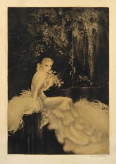Louis Icart - \'ORCHIDS\', 1937