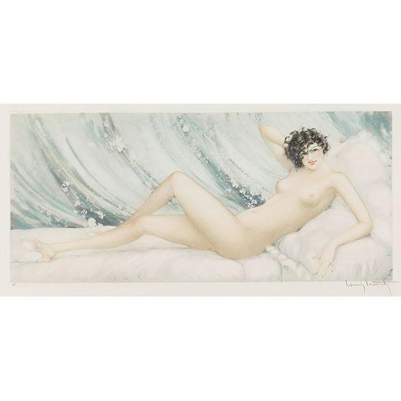 Louis Icart - Réveil (Pink Slippers)