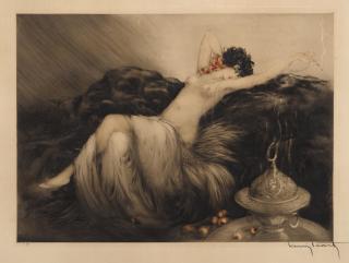 Louis Icart - Smoke; Golden Veil 2
