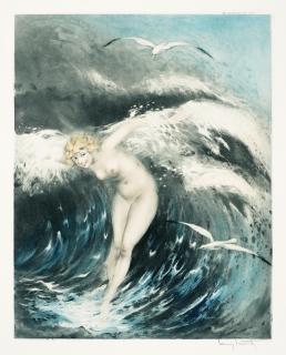 Louis Icart - Venus In The Waves (Dark Blue)