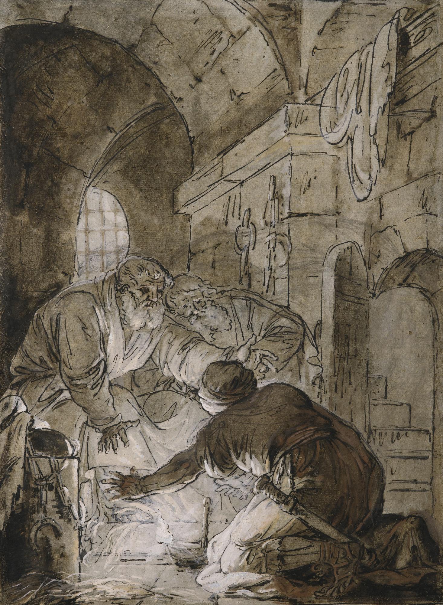 Louis-Jacques Durameau - St. Peter And Paul In Prison
