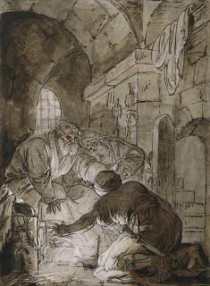 Louis-Jacques Durameau - St. Peter And Paul In Prison