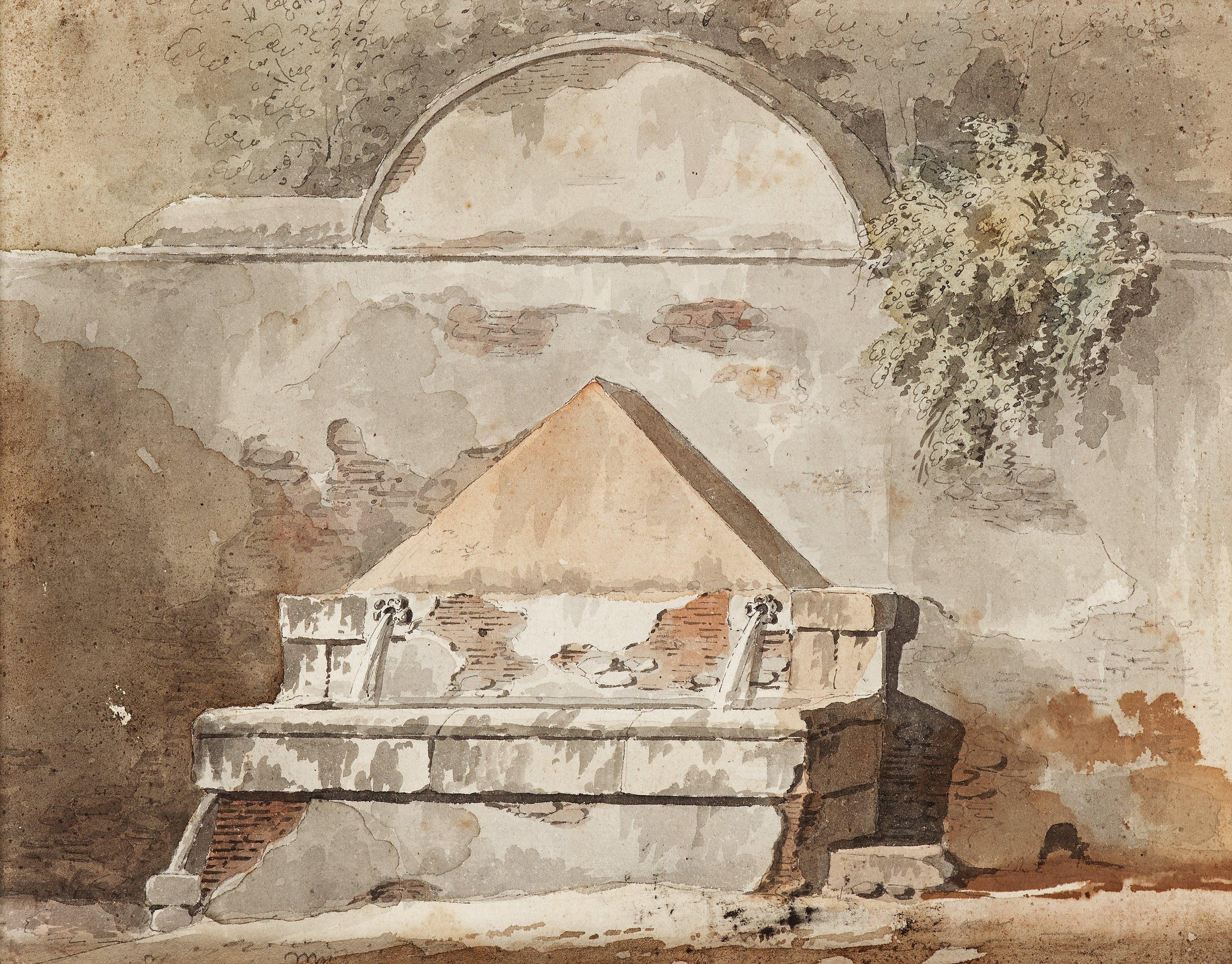 Louis Jean Desprez - A project for a fountain