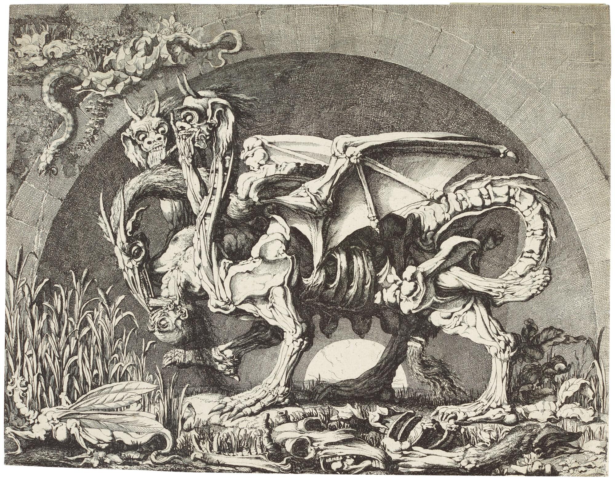 Louis Jean Desprez - La Chimère De Monsieur Desprez (Wollin 22; Baudicour 6)