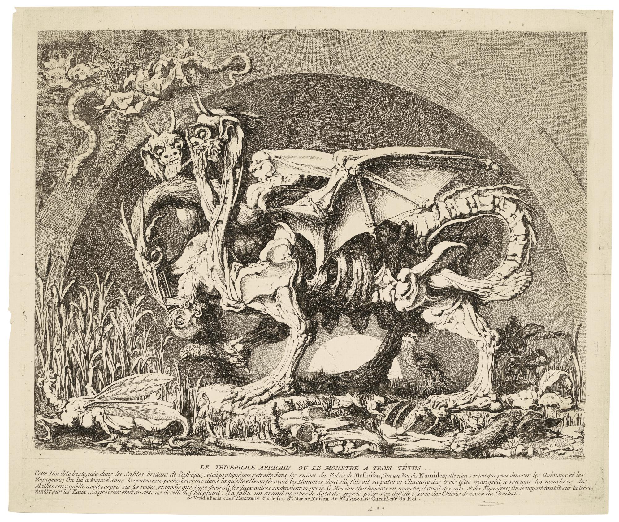 Louis Jean Desprez - La Chimère De Monsieur Desprez (Wollin 22; Baudicour 6)