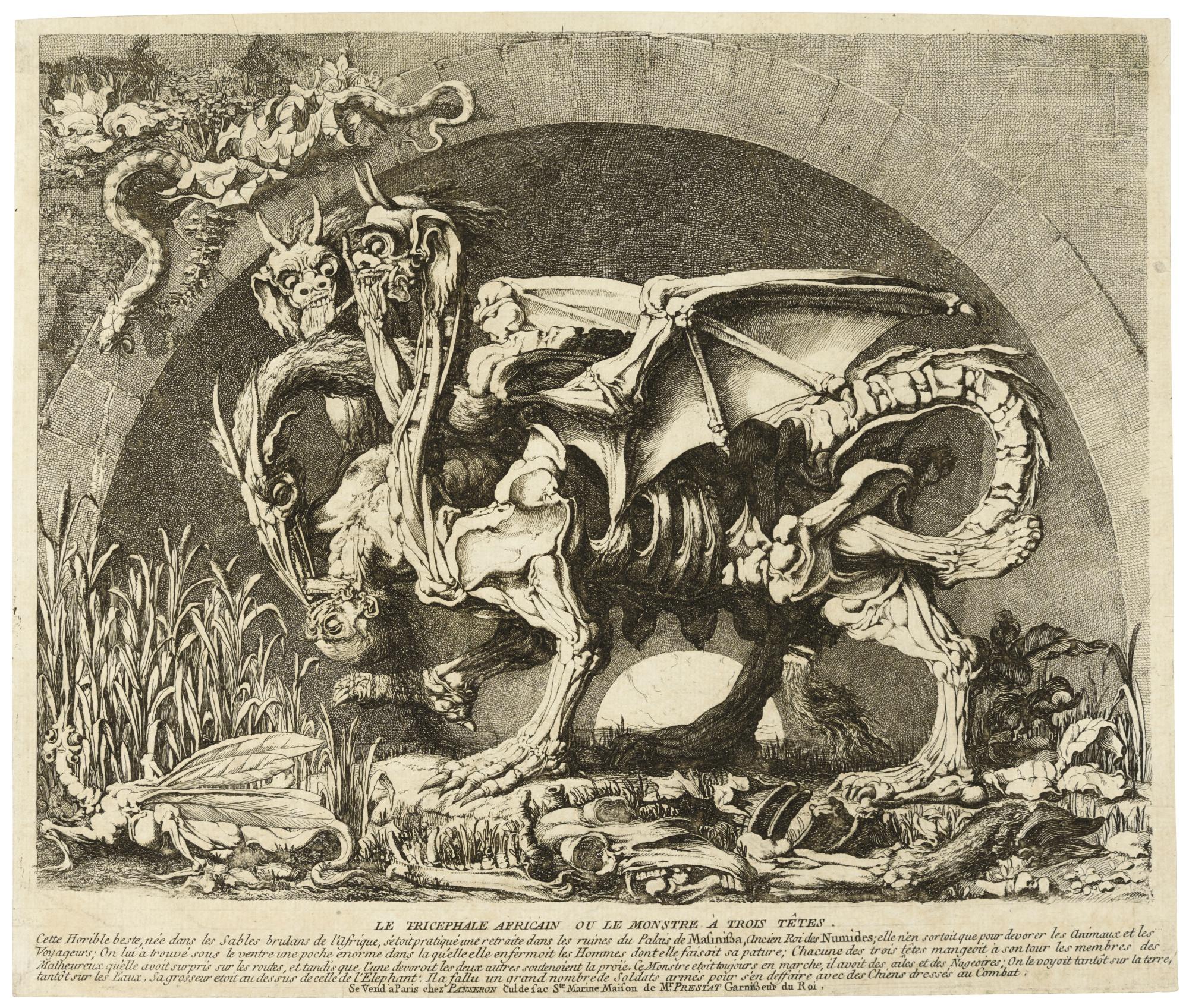 Louis Jean Desprez - La Chimère De Monsieur Desprez (Wollin 22; Baudicour 6)