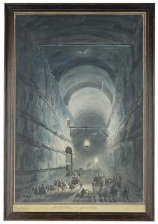 Louis-Jean Desprez - The Grotto of Posillipo, Naples