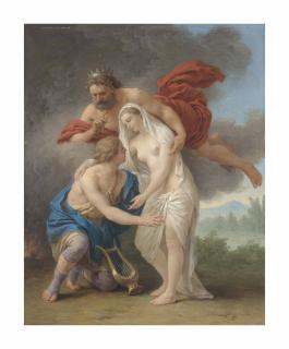 Louis-Jean-Francois Lagrenée - An Allegory of Music: Orpheus, Pluto and Euridices