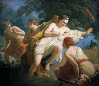 Louis-Jean-François Lagrenée - Diana And Actaeon